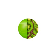 Fruit Slice Kiwi Green 1  Mini Buttons by Mariart