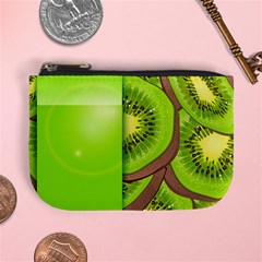 Fruit Slice Kiwi Green Mini Coin Purses by Mariart