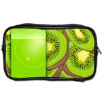 Fruit Slice Kiwi Green Toiletries Bags 2-Side Front