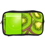 Fruit Slice Kiwi Green Toiletries Bags 2-Side Back