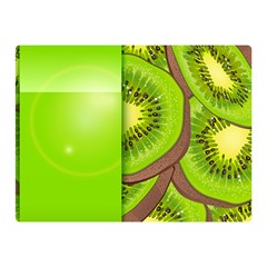 Fruit Slice Kiwi Green Double Sided Flano Blanket (mini) 