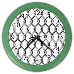 Iron Wire Black White Color Wall Clocks by Mariart