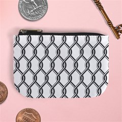 Iron Wire Black White Mini Coin Purses by Mariart