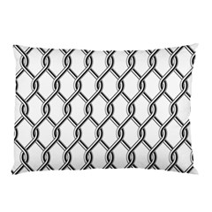 Iron Wire Black White Pillow Case (two Sides) by Mariart