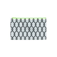 Iron Wire Black White Cosmetic Bag (xs) by Mariart