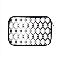 Iron Wire Black White Apple Macbook Pro 15  Zipper Case by Mariart