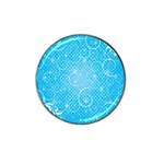 Leaf Blue Snow Circle Polka Star Hat Clip Ball Marker Front