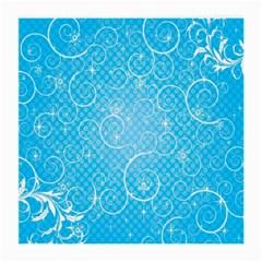 Leaf Blue Snow Circle Polka Star Medium Glasses Cloth by Mariart