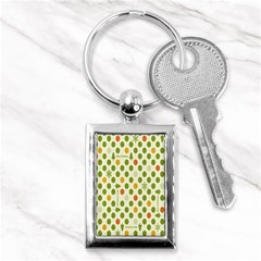 Merry Christmas Polka Dot Circle Snow Tree Green Orange Red Gray Key Chains (rectangle)  by Mariart