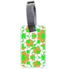 Graphic Floral Seamless Pattern Mosaic Luggage Tags (two Sides) by dflcprints