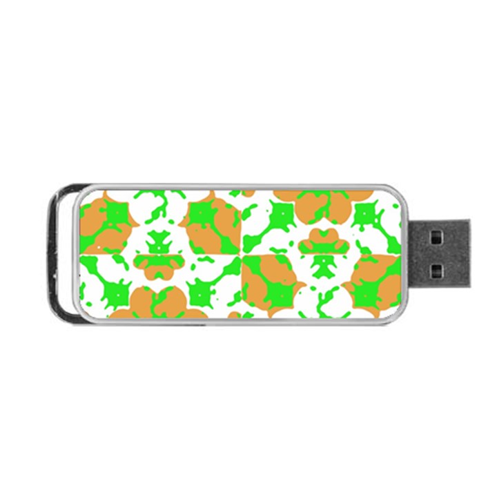 Graphic Floral Seamless Pattern Mosaic Portable USB Flash (One Side)