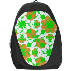 Graphic Floral Seamless Pattern Mosaic Backpack Bag by dflcprints