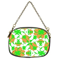 Graphic Floral Seamless Pattern Mosaic Chain Purses (one Side)  by dflcprints