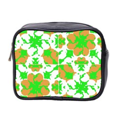 Graphic Floral Seamless Pattern Mosaic Mini Toiletries Bag 2-side by dflcprints