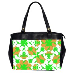 Graphic Floral Seamless Pattern Mosaic Office Handbags (2 Sides)  by dflcprints