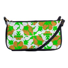 Graphic Floral Seamless Pattern Mosaic Shoulder Clutch Bags by dflcprints