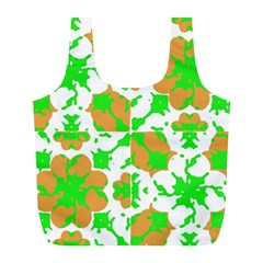 Graphic Floral Seamless Pattern Mosaic Full Print Recycle Bags (l)  by dflcprints