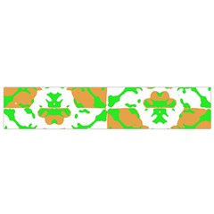 Graphic Floral Seamless Pattern Mosaic Flano Scarf (small)