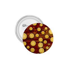 Wood And Gold 1 75  Buttons