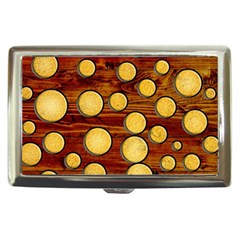 Wood And Gold Cigarette Money Cases