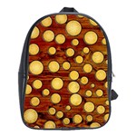 Wood and gold School Bags(Large)  Front