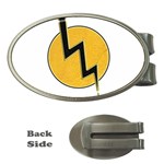 Lightning bolt Money Clips (Oval)  Front