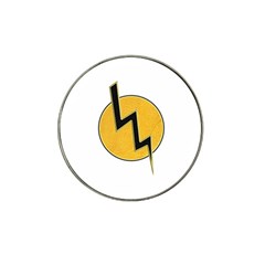 Lightning Bolt Hat Clip Ball Marker (4 Pack) by linceazul