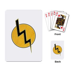 Lightning Bolt Playing Card