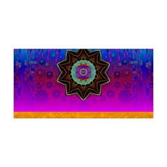 Air And Stars Global With Some Guitars Pop Art Yoga Headband by pepitasart