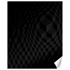 Black Pattern Dark Texture Background Canvas 16  X 20   by Nexatart