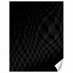 Black Pattern Dark Texture Background Canvas 18  X 24   by Nexatart