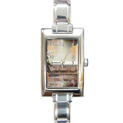 Ghostly Floating Pumpkins Rectangle Italian Charm Watch by canvasngiftshop