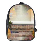 Ghostly Floating Pumpkins School Bags(Large)  Front