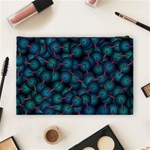 Background Abstract Textile Design Cosmetic Bag (Large)  Back