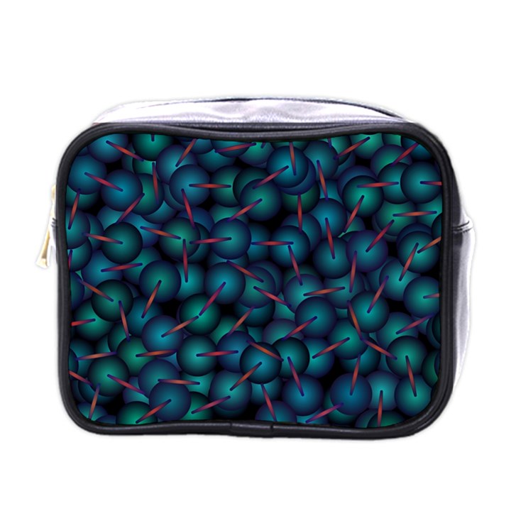 Background Abstract Textile Design Mini Toiletries Bags