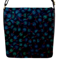 Background Abstract Textile Design Flap Messenger Bag (s) by Nexatart