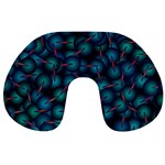 Background Abstract Textile Design Travel Neck Pillows Back