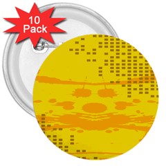 Texture Yellow Abstract Background 3  Buttons (10 Pack)  by Nexatart