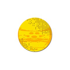 Texture Yellow Abstract Background Golf Ball Marker (4 Pack) by Nexatart