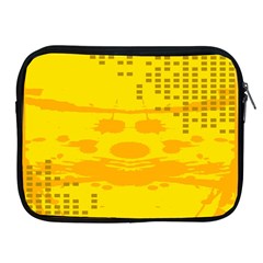 Texture Yellow Abstract Background Apple Ipad 2/3/4 Zipper Cases by Nexatart