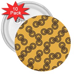 Abstract Shapes Links Design 3  Buttons (10 Pack)  by Nexatart