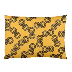 Abstract Shapes Links Design Pillow Case by Nexatart