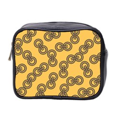 Abstract Shapes Links Design Mini Toiletries Bag 2-side by Nexatart