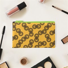 Abstract Shapes Links Design Cosmetic Bag (xs) by Nexatart