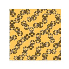 Abstract Shapes Links Design Small Satin Scarf (square) by Nexatart