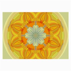 Sunshine Sunny Sun Abstract Yellow Large Glasses Cloth (2-side) by Nexatart