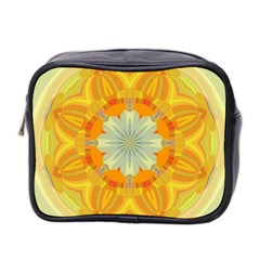 Sunshine Sunny Sun Abstract Yellow Mini Toiletries Bag 2-side by Nexatart