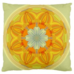 Sunshine Sunny Sun Abstract Yellow Standard Flano Cushion Case (two Sides) by Nexatart