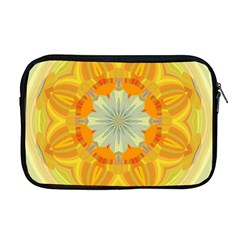 Sunshine Sunny Sun Abstract Yellow Apple Macbook Pro 17  Zipper Case by Nexatart