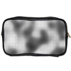 Puzzle Grey Puzzle Piece Drawing Toiletries Bags 2-Side